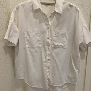 Oversized Madewell white button down